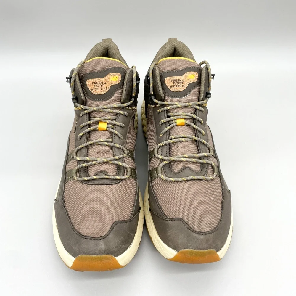 New Balance Fresh Foam Hierro Mid GTX Hiking Boots Mens 13 Brown Trail Running
